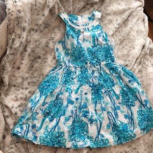 Animal print pattern halter with a cut out dress